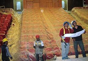 MOP construye moderno edificio para actividades culturales en San Javier