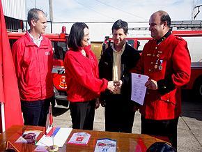 Reconstruirán cuarteles de Bomberos en la Región del Maule