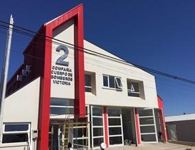 Finaliza construcción de cuartel de Bomberos en Victoria