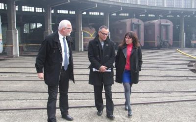 MOP y Gobierno Regional de la Araucanía se unen para recuperar la Casa de Máquinas ferroviarias