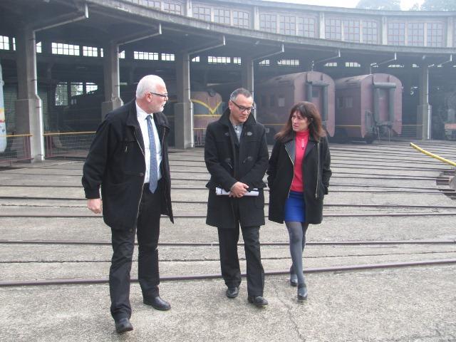 MOP y Gobierno Regional de la Araucanía se unen para recuperar la Casa de Máquinas ferroviarias