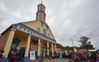Concluyó restauración de la Iglesia de Chelín en Chiloé