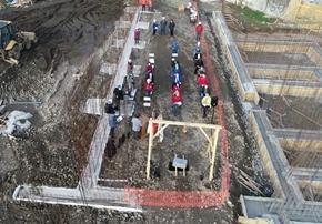 Colocan primera piedra de Escuela Fusionada en Los Lagos
