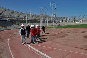 90% de avance presenta obra del Estadio Regional de Antofagasta