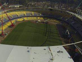 Avanzan las terminaciones en el estadio Ester Roa de Concepción