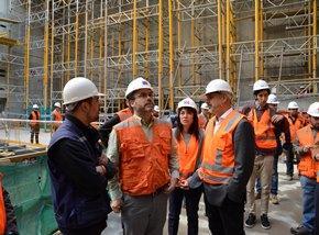 Ministros Undurraga y Ottone inspeccionan obras de la Segunda Etapa del GAM