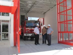 Reconstrucción del Cuartel de Bomberos en Hualqui está en su última etapa