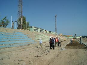 25% de avance presenta Mejoramiento de Estadio Canadela