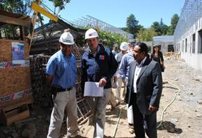 MOP avanza con la construcción del nuevo Centro de Salud Familiar de Lumaco
