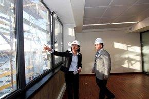 Ministra Loreto Silva inspecciona obras de remodelación del edificio de la Intendencia de la Araucanía