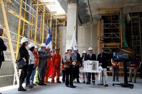 Mandataria realiza visita inspectiva a las obras del Edificio Institucional de la Fiscalía Nacional