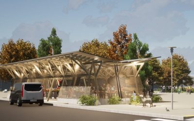 Comenzó la construcción de la pérgola Itrofil Zomo en Galvarino
