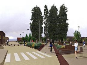 Un 30 % de avance registran las obras de mejoramiento de la Plaza de Achao