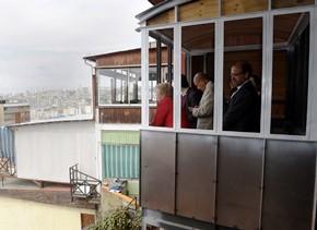 Presidenta realiza visita inspectiva en obras de ascensor Espíritu Santo