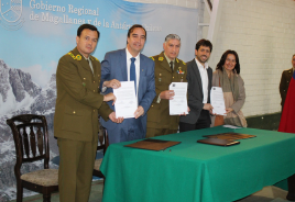 Autoridades firman convenio para reposición de la Primera Comisaría de Carabineros de Punta Arenas