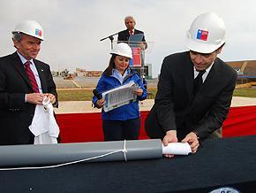 Colocación de primera piedra da el vamos al nuevo estadio regional de Antofagasta