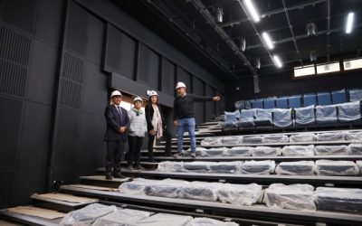 Más de un 80% de avance tiene restauración de histórico Teatro Pedro de la Barra de Antofagasta