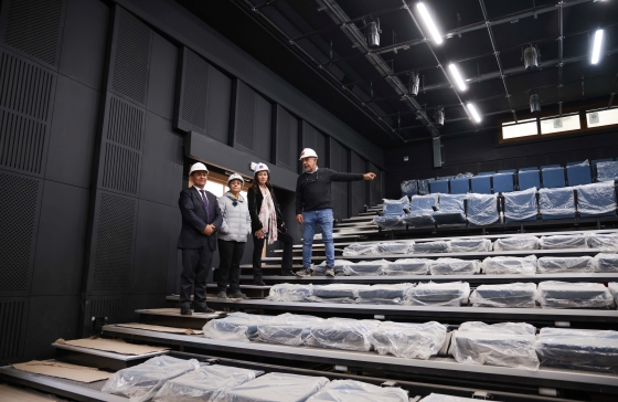 Más de un 80% de avance tiene restauración de histórico Teatro Pedro de la Barra de Antofagasta